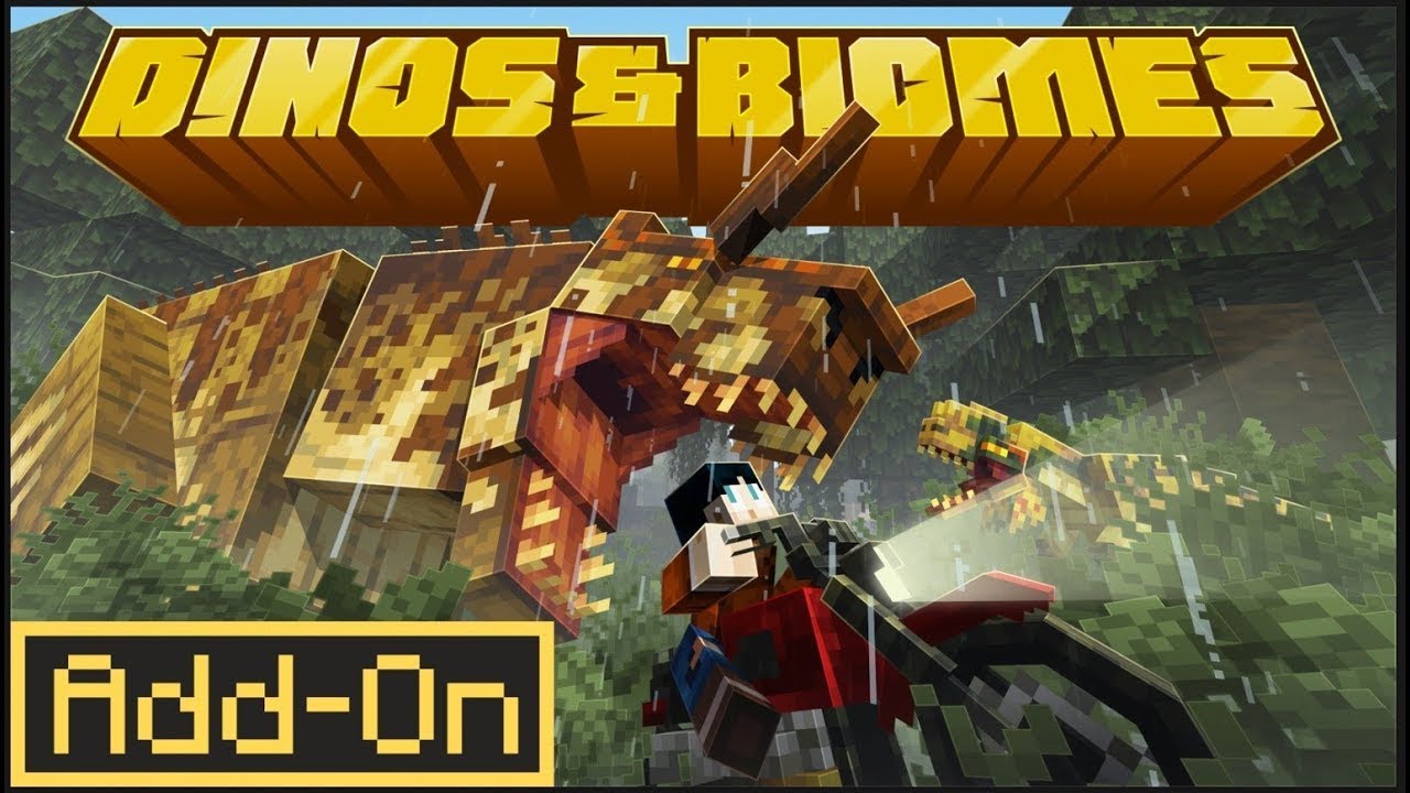 Addon Dinos & Biomes Việt Hóa bởi LTVN cho MCPE 26.xx.mcaddon