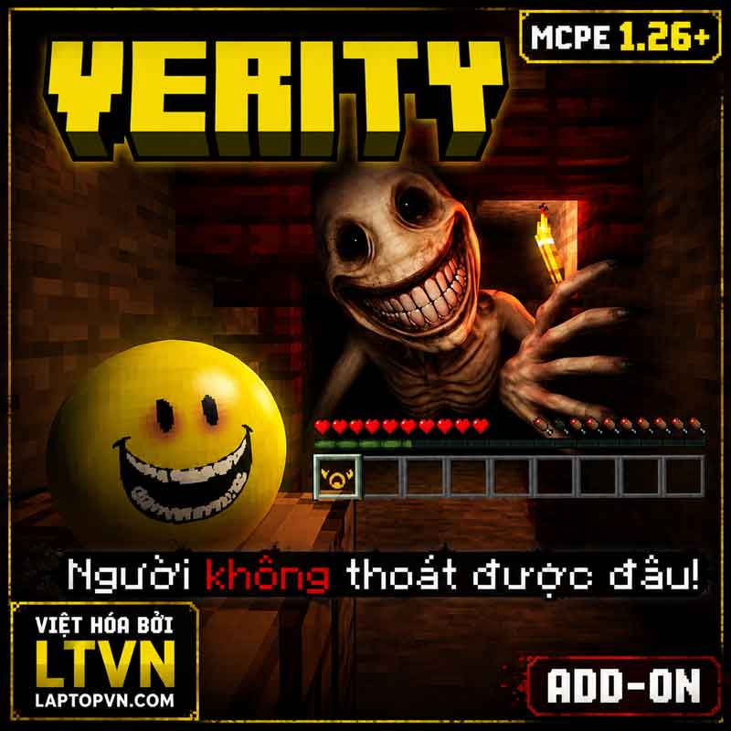 Addon Verity Việt Hóa Siêu Hay cho MCPE 1.26.30+.mcaddon