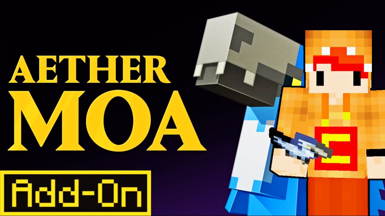 Addon Aether Moa cho MCPE 1.26+.mcaddon