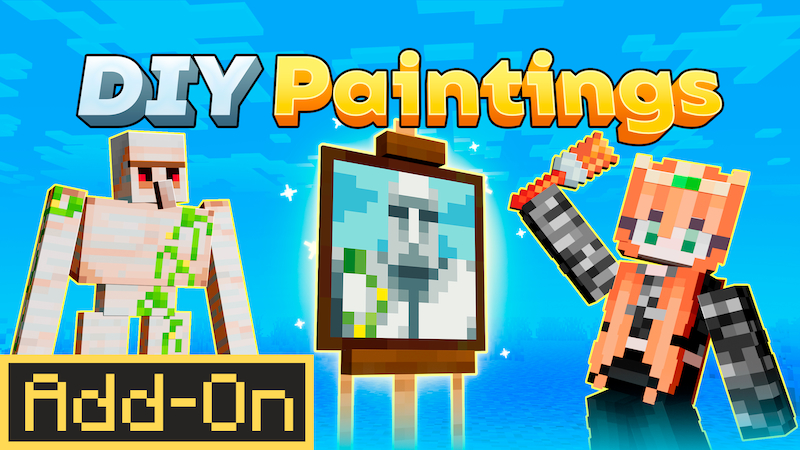 Addon DIY Paintings cho MCPE 1.26+.mcaddon