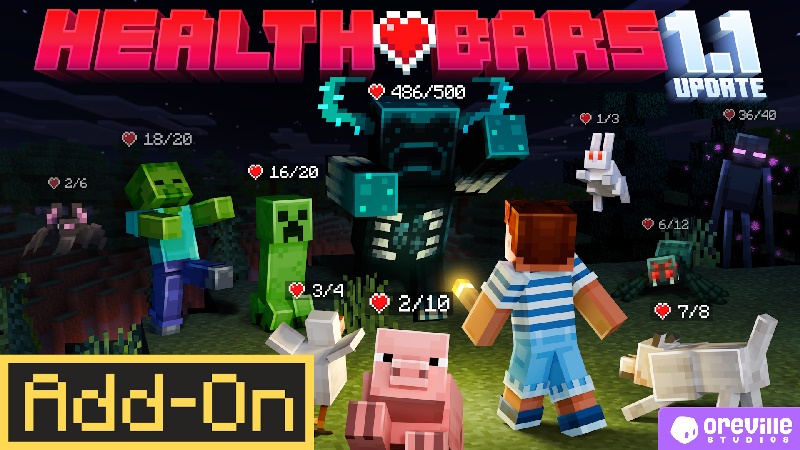 Addon Thanh Máu Health Bars.mcaddon